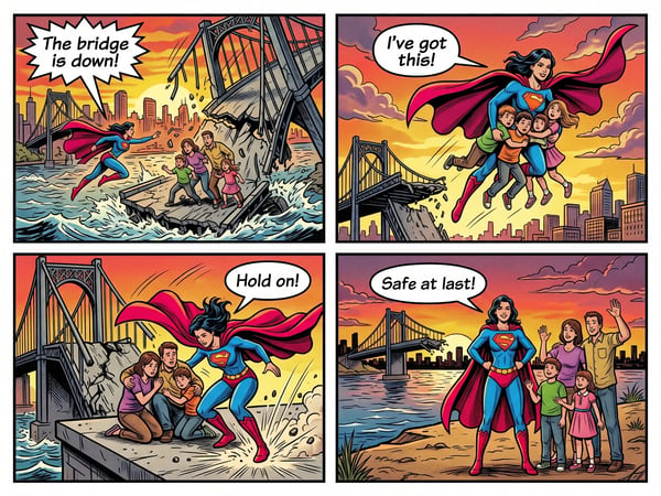 Character continuity across panels