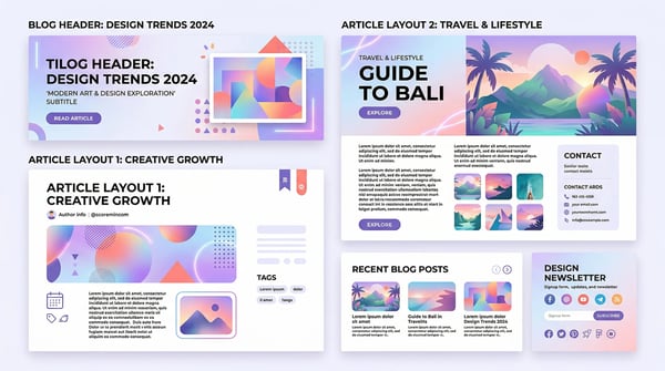 Create Article Illustrations and Blog Headers That Match Your Topic