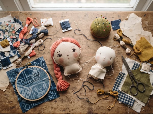 See the doll style in a crafted setting