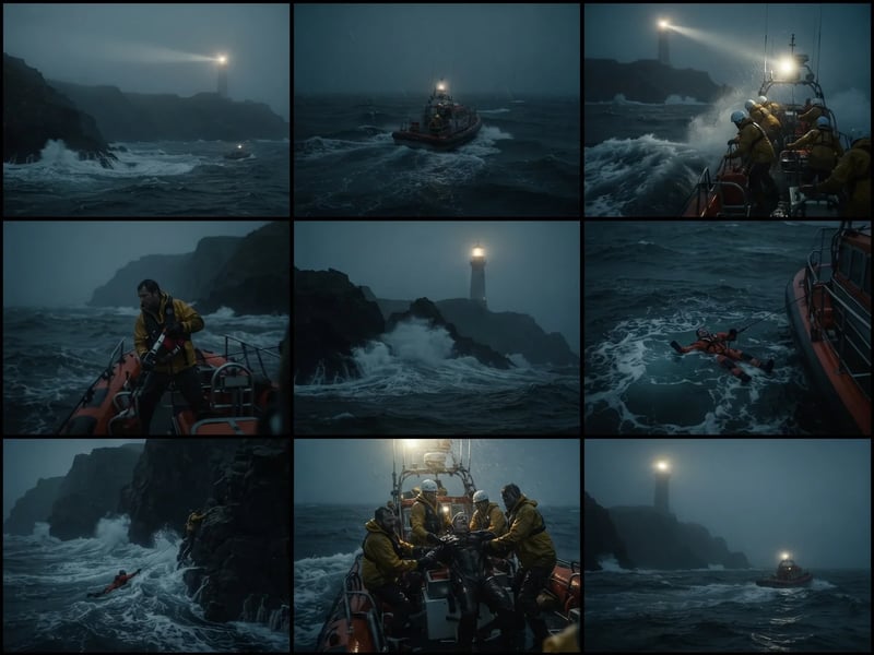 Storyboard Grid: Cinematic AI Storyboard Generator example