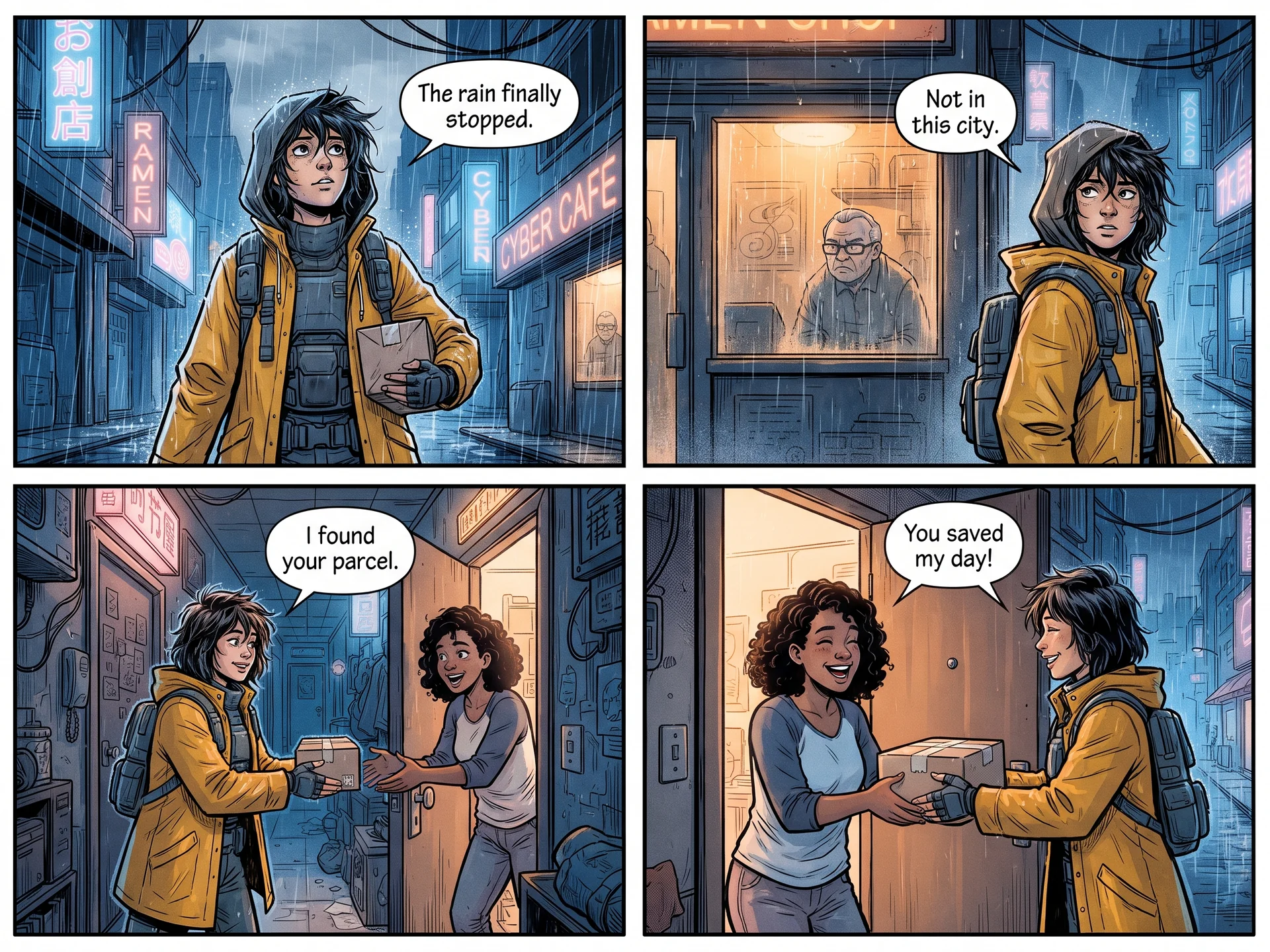 AI Comic Translator example